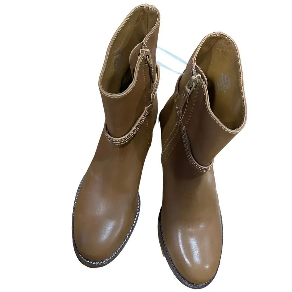 Revolve Tory Burch Brown Miller Ankle Chelsea boots 45mm in Tiramisu